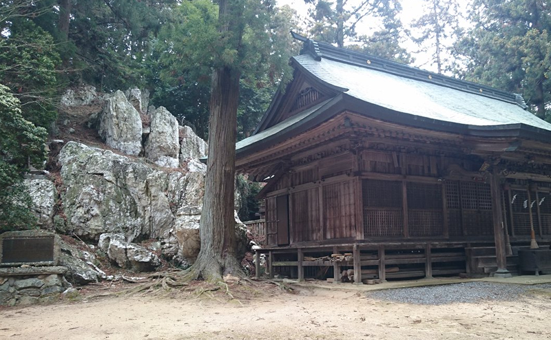 鹿島大神宮・ペグマタイト岩脈